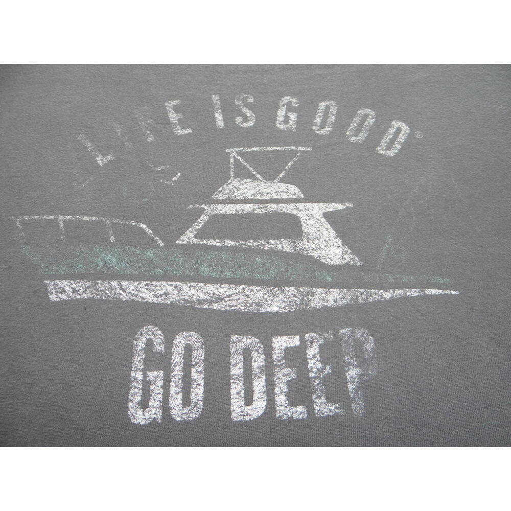 Life is Good Men's Go Deep T-Shirt - Casual Graphic Tee
